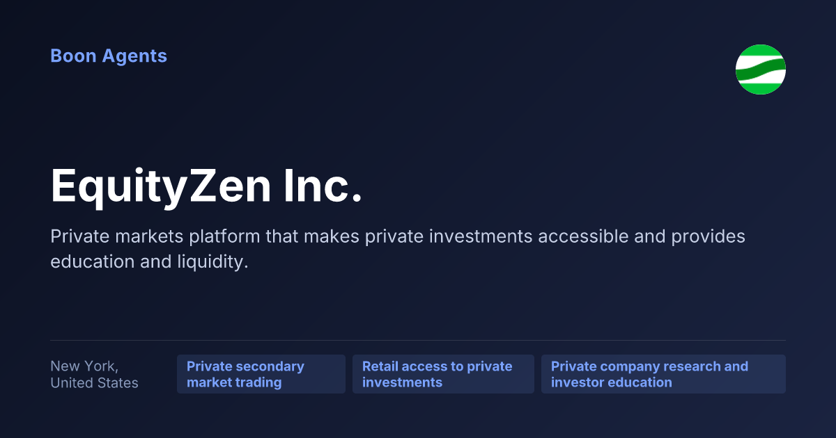 EquityZen Inc. — company overview