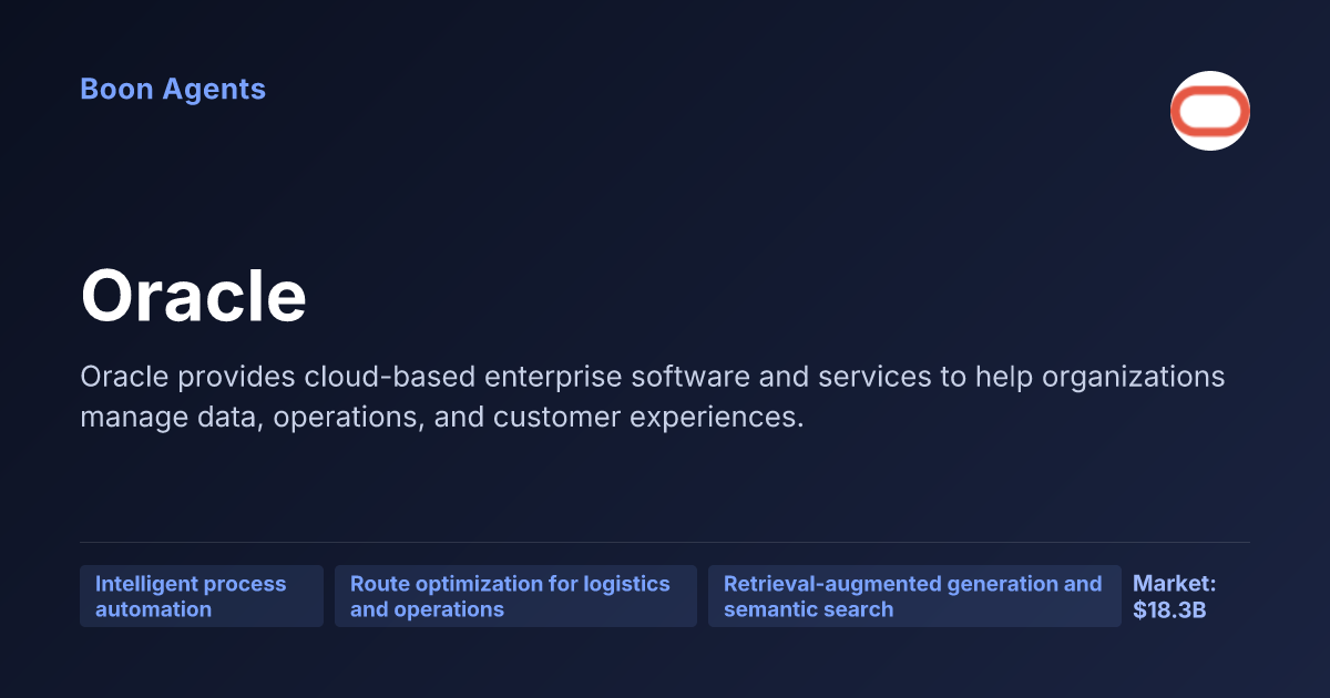 Oracle — company overview