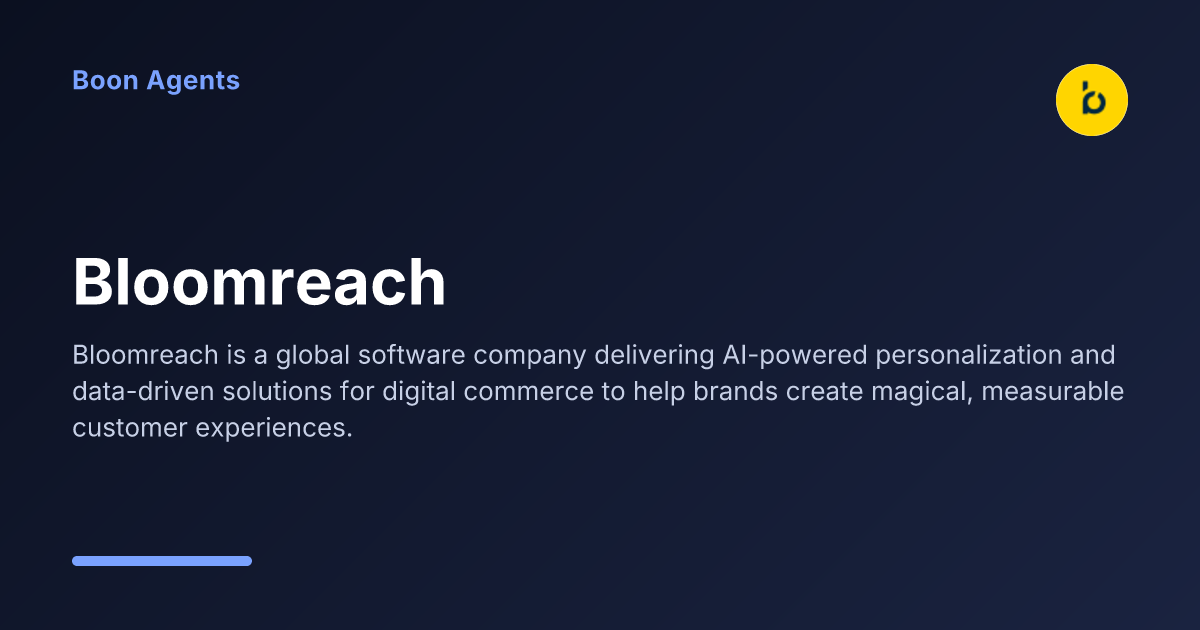 Bloomreach — company overview