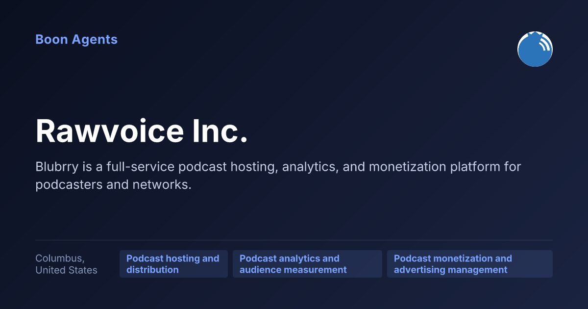 Rawvoice Inc. — company overview