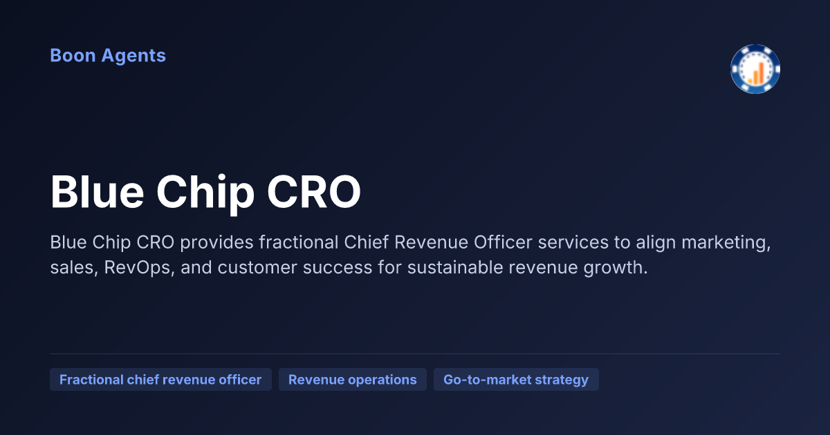 Blue Chip CRO — company overview