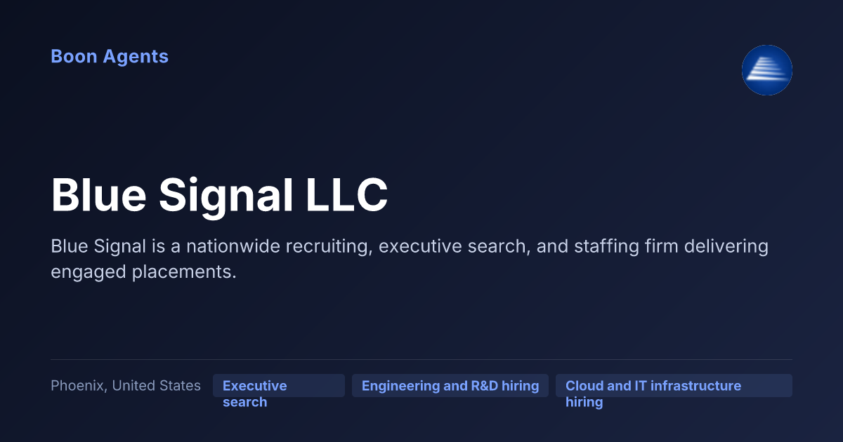 Blue Signal LLC — company overview