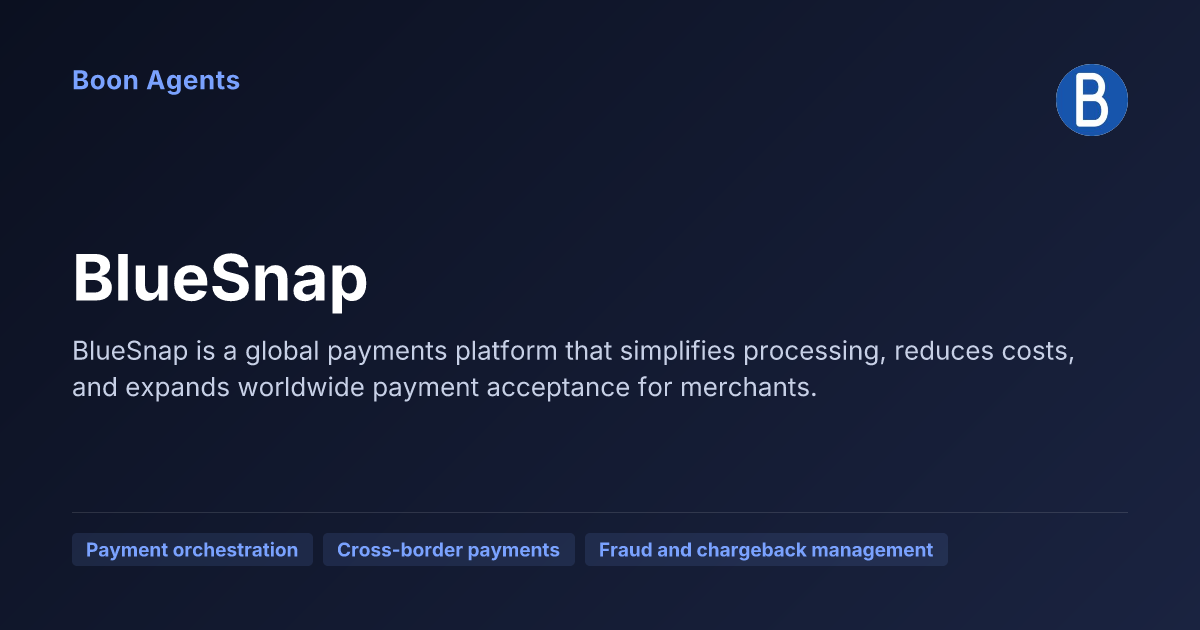 BlueSnap — company overview
