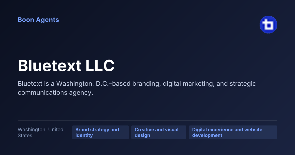 Bluetext LLC — company overview
