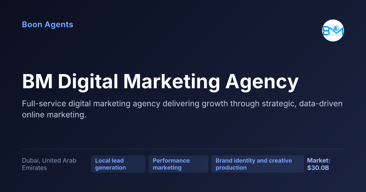 BM Digital Marketing Agency — company overview