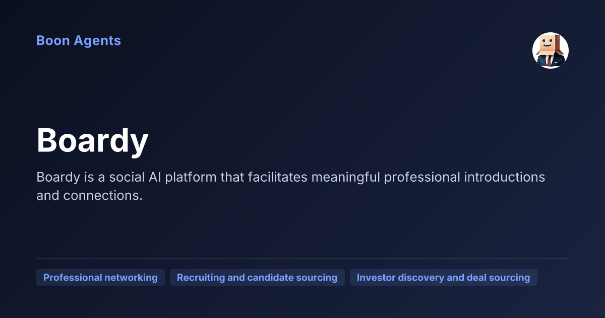 Boardy — company overview