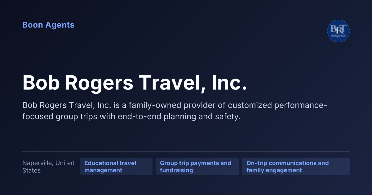 Bob Rogers Travel, Inc. — company overview