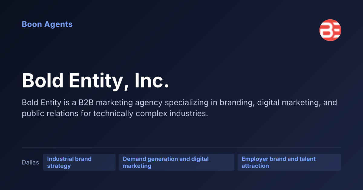Bold Entity, Inc. — company overview