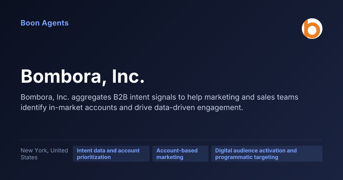 Bombora, Inc. — company overview