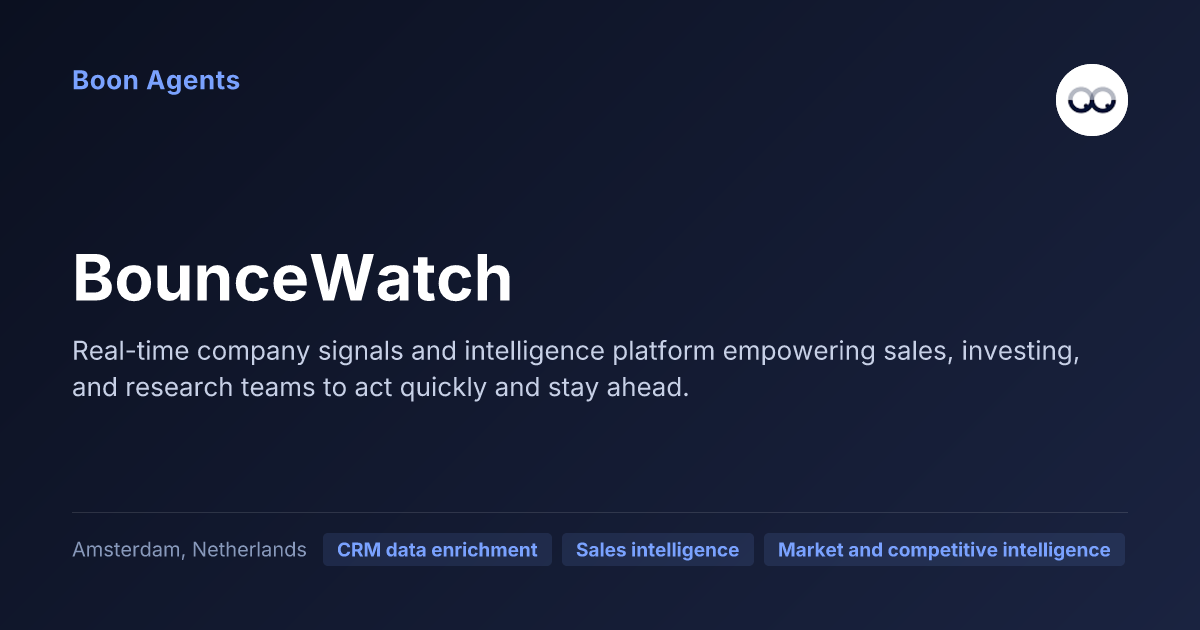 BounceWatch — company overview