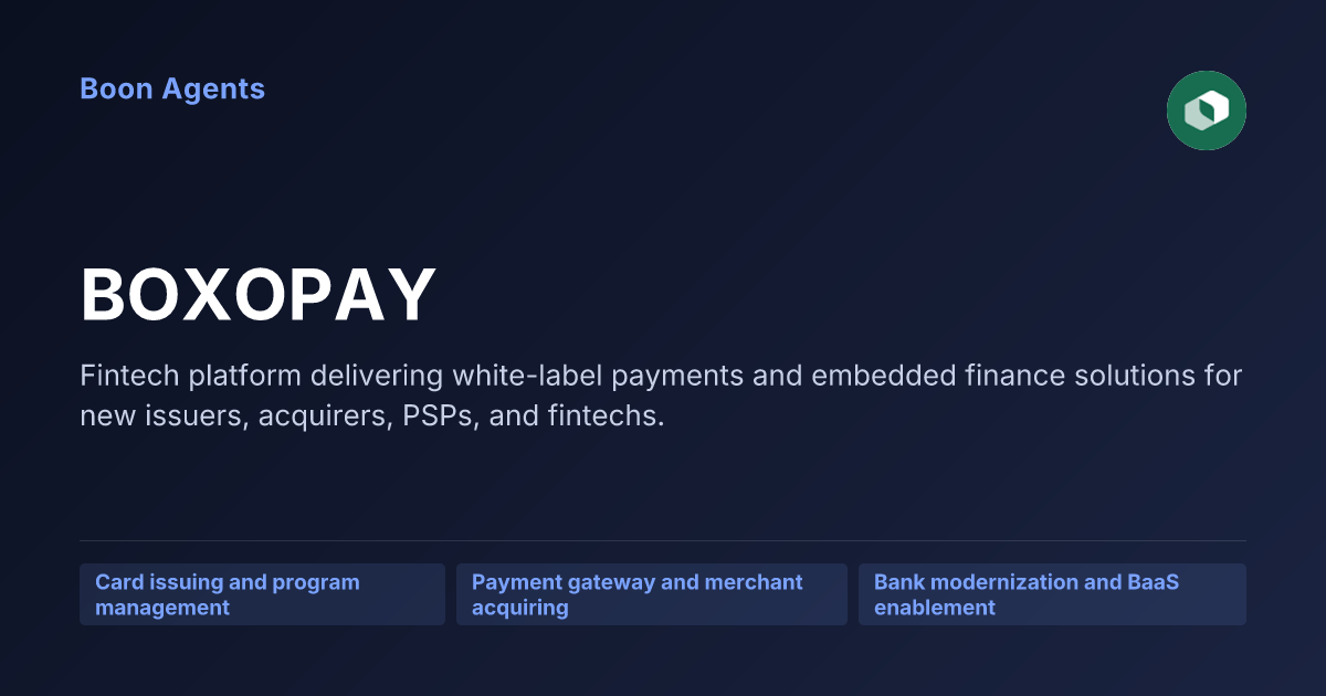 BOXOPAY — company overview