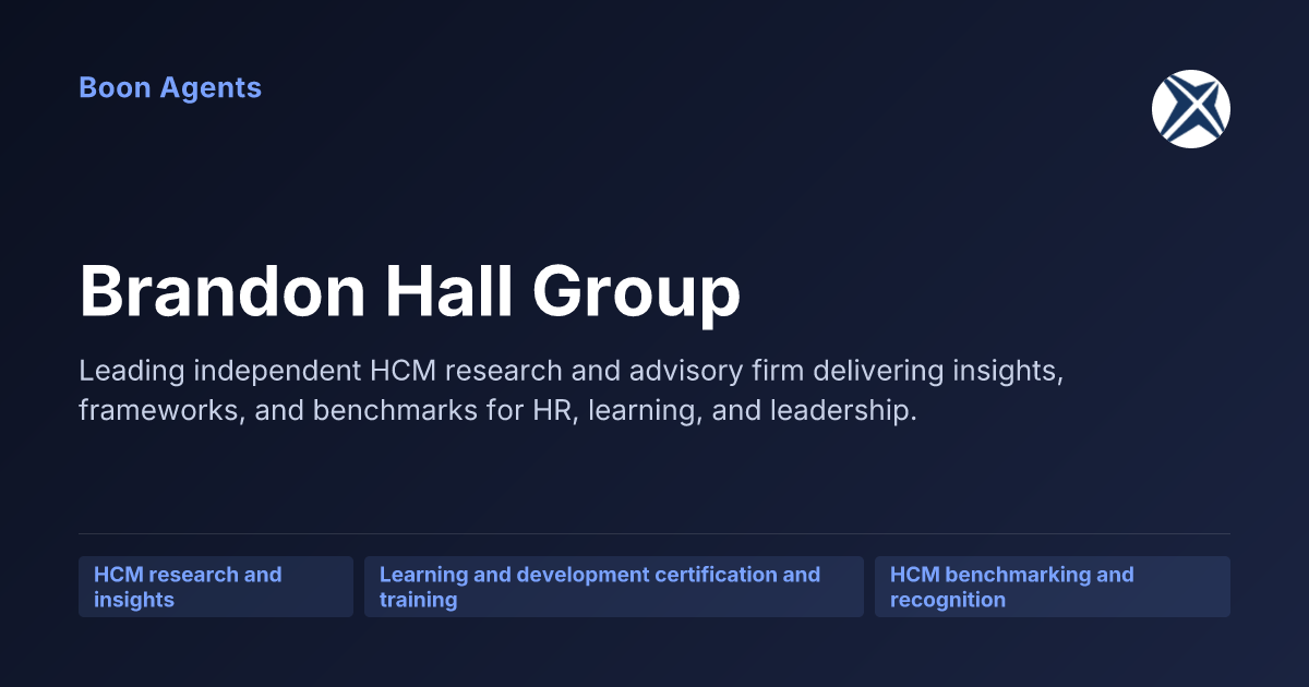 Brandon Hall Group — company overview