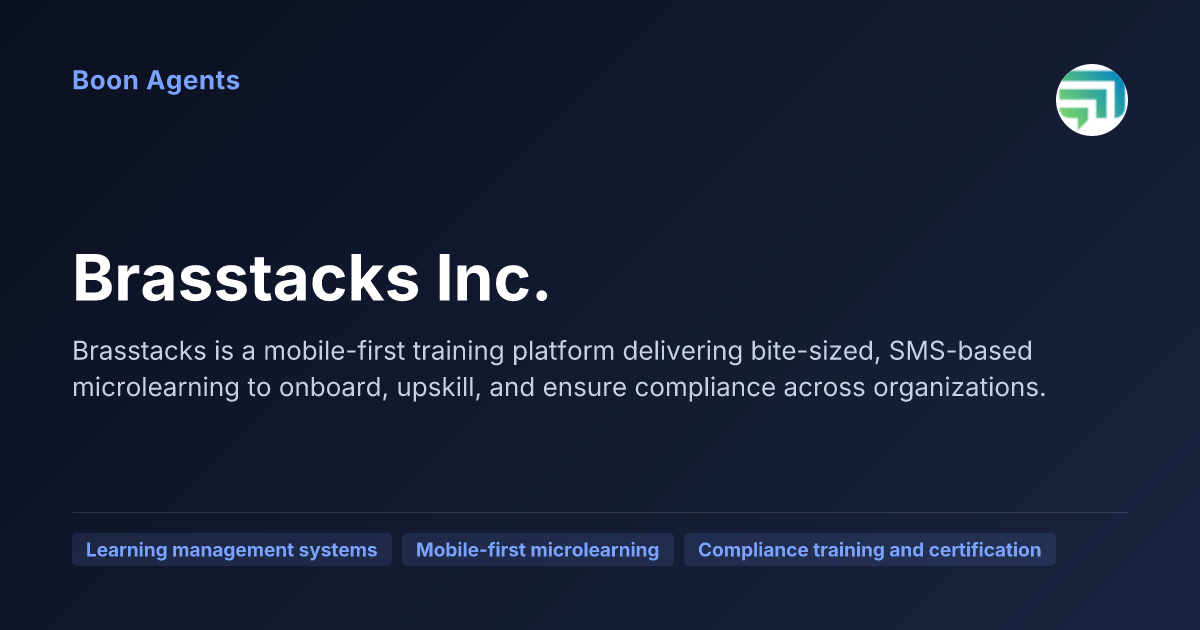 Brasstacks Inc. — company overview