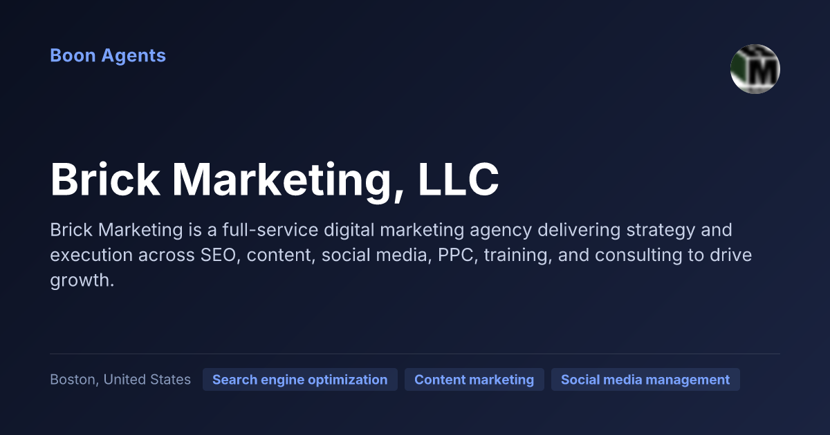 Brick Marketing, LLC — company overview