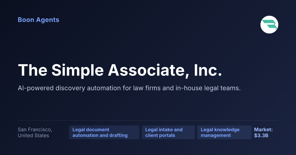 The Simple Associate, Inc. — company overview