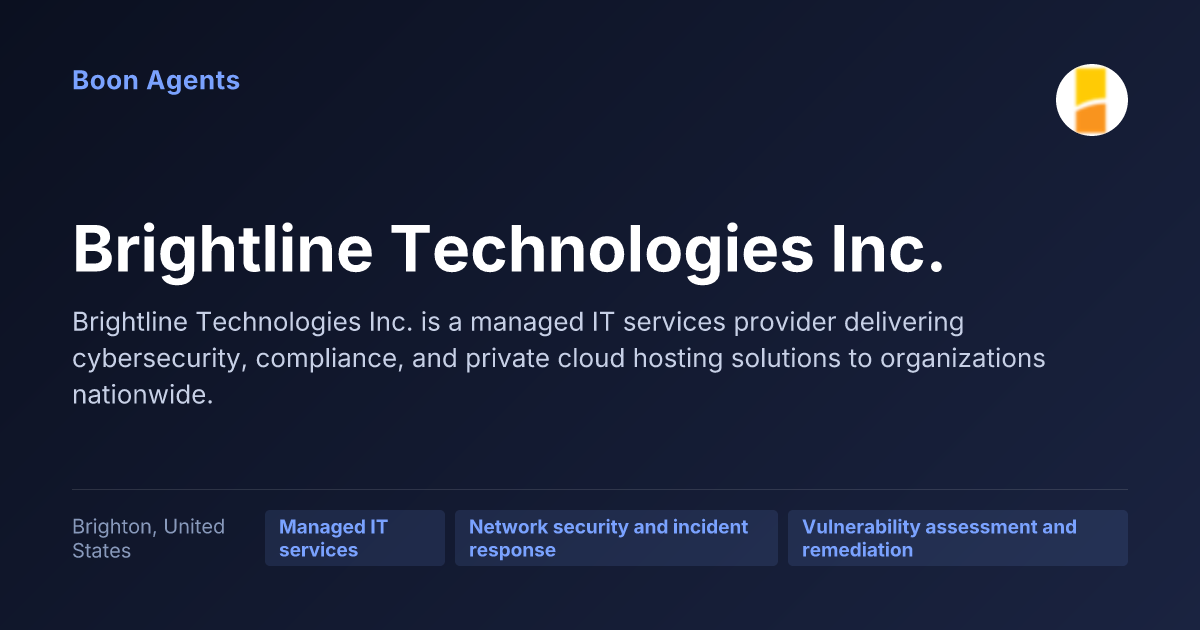 Brightline Technologies Inc. — company overview