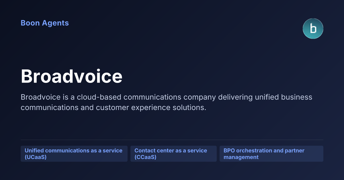 Broadvoice — company overview