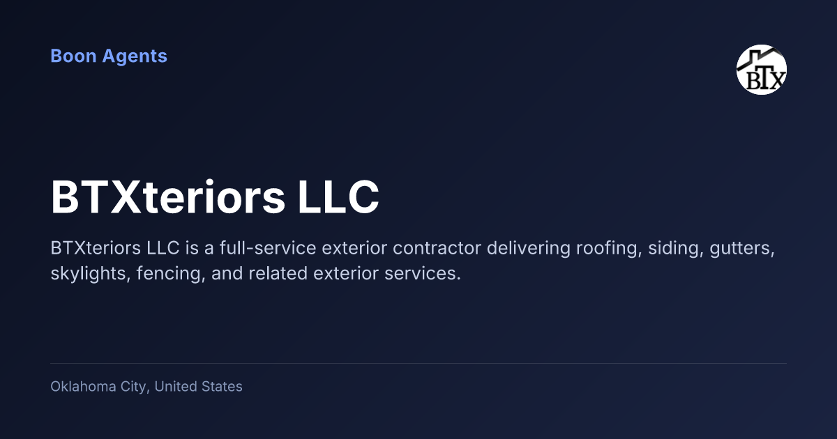 BTXteriors LLC — company overview
