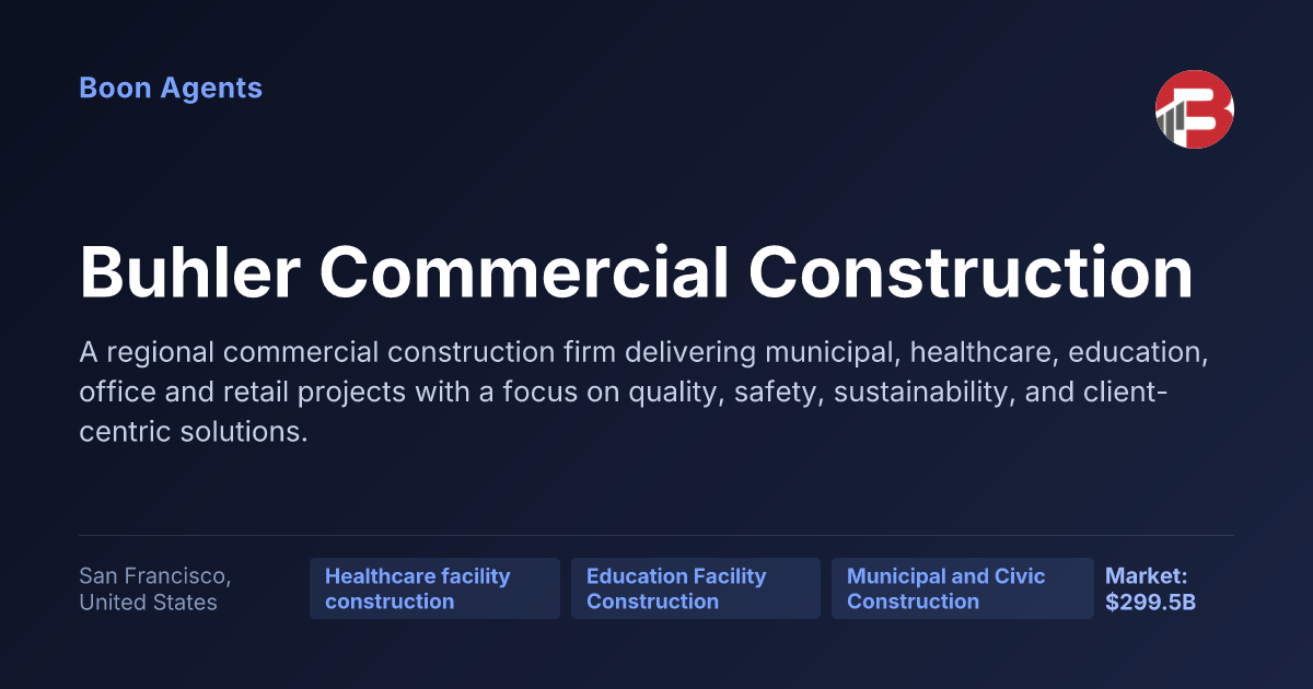 Buhler Commercial Construction — company overview