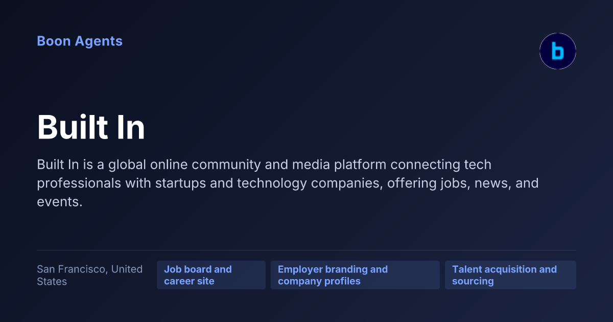 Built In — company overview