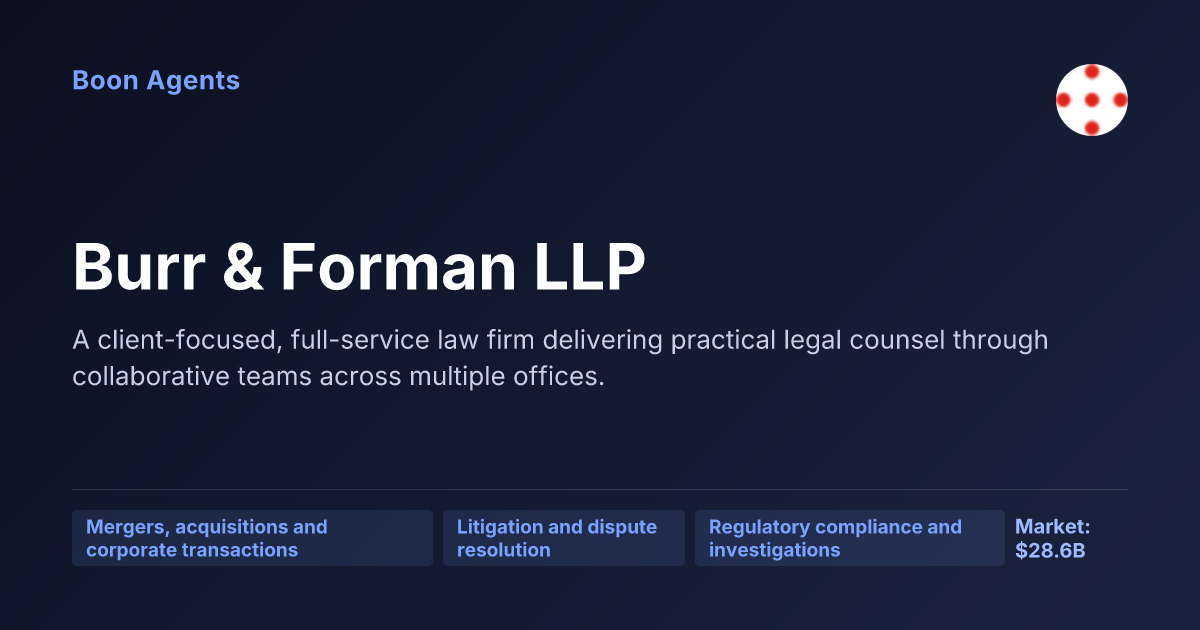 Burr & Forman LLP — company overview