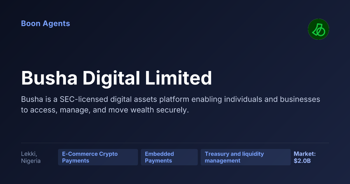 Busha Digital Limited — company overview