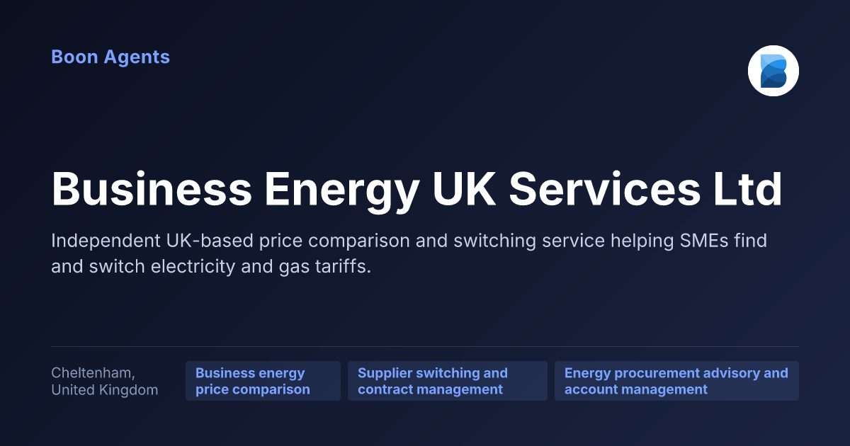 Business Energy UK Services Ltd — company overview