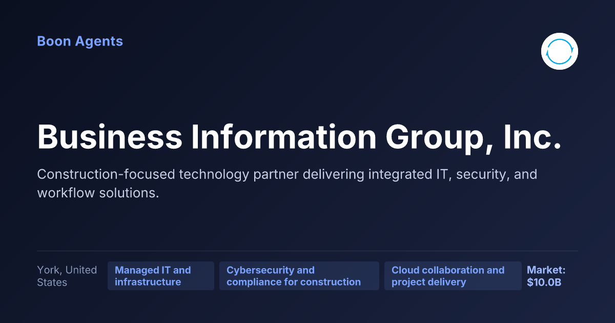 Business Information Group, Inc. — company overview