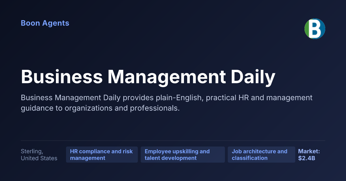 Business Management Daily — company overview