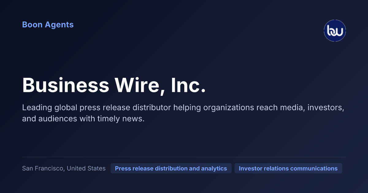 Business Wire, Inc. — company overview
