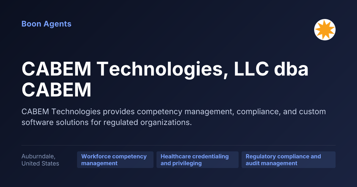 CABEM Technologies, LLC dba CABEM — company overview