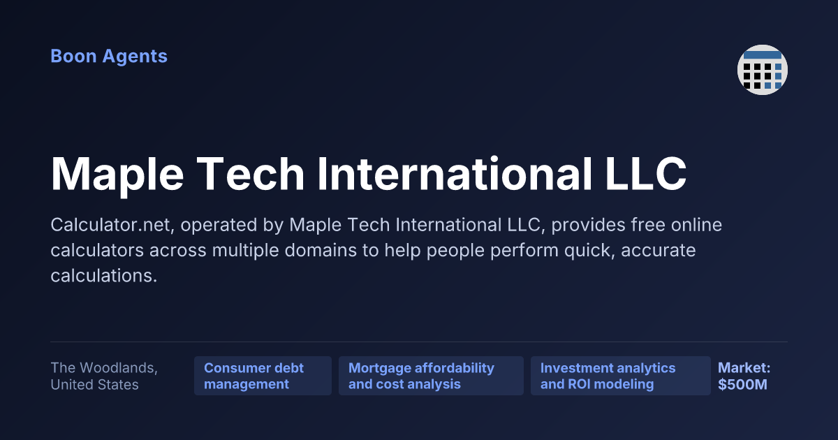 Maple Tech International LLC — company overview