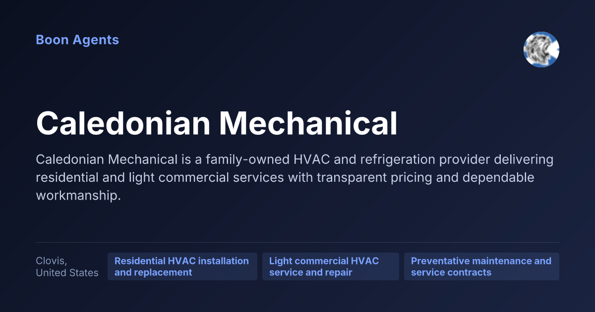 Caledonian Mechanical — company overview