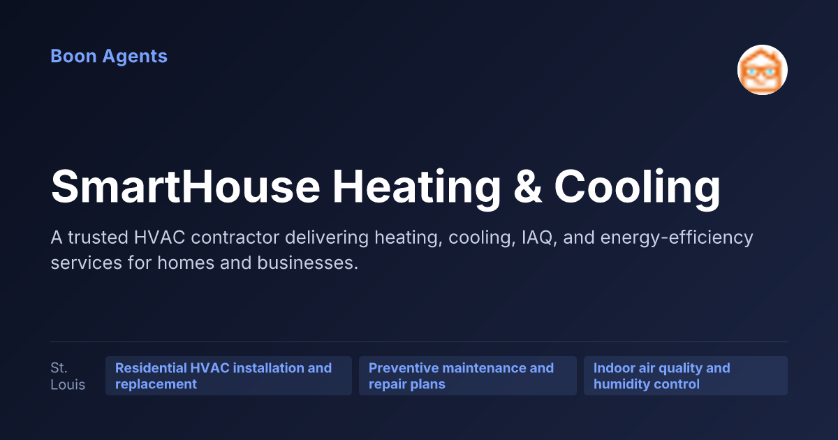 SmartHouse Heating & Cooling — company overview
