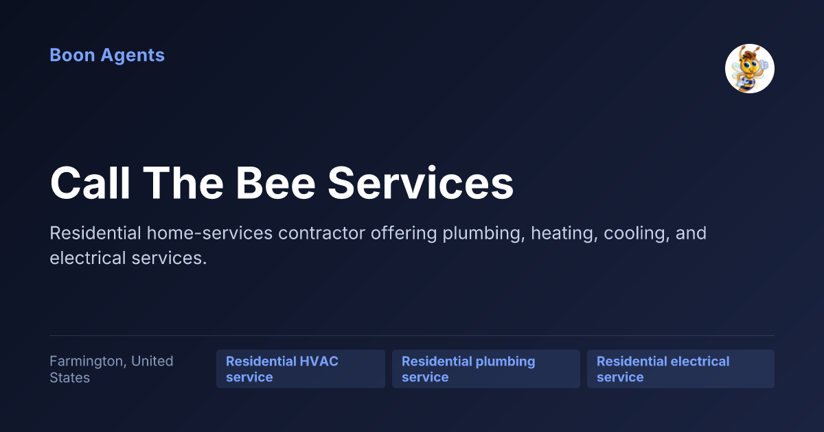 Call The Bee Services — company overview