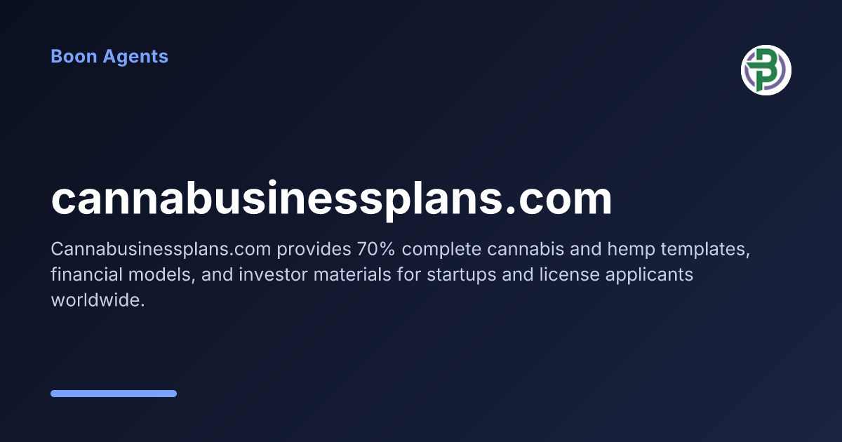 cannabusinessplans.com — company overview