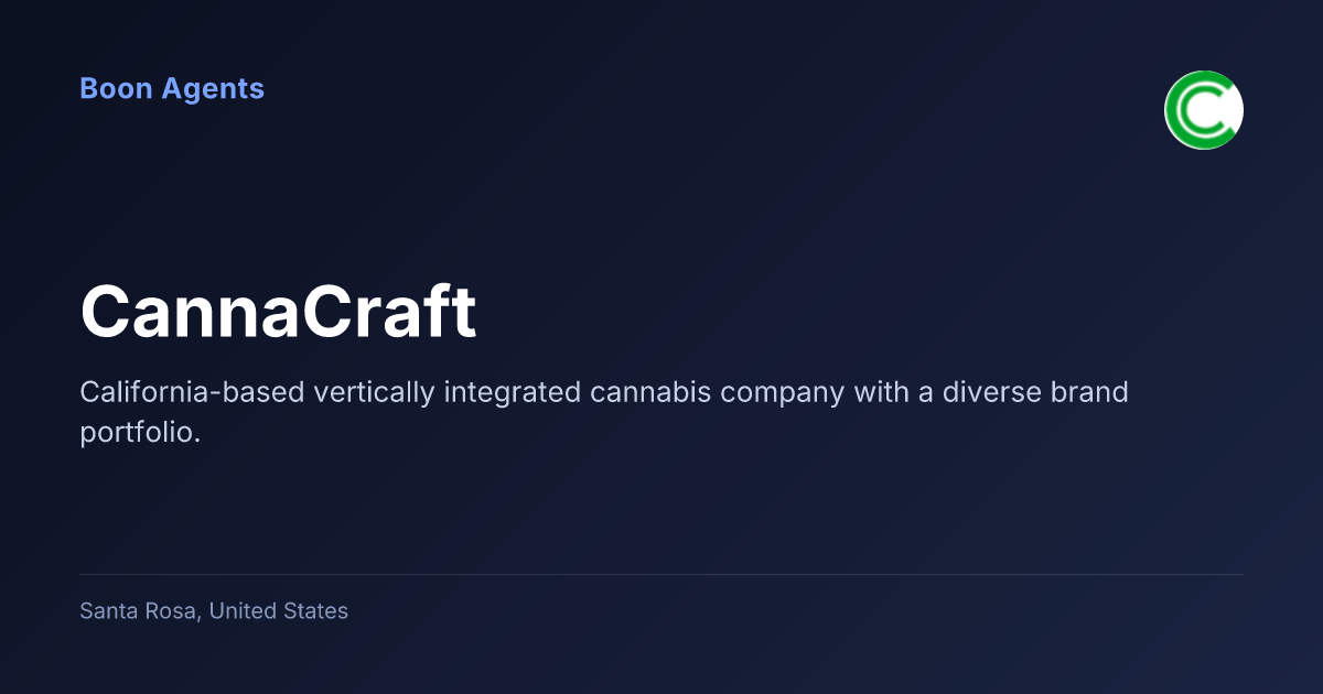 CannaCraft — company overview