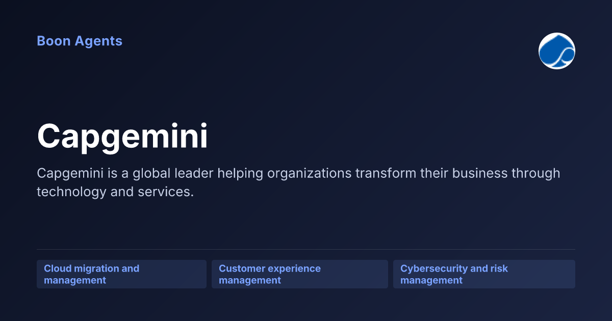 Capgemini — company overview