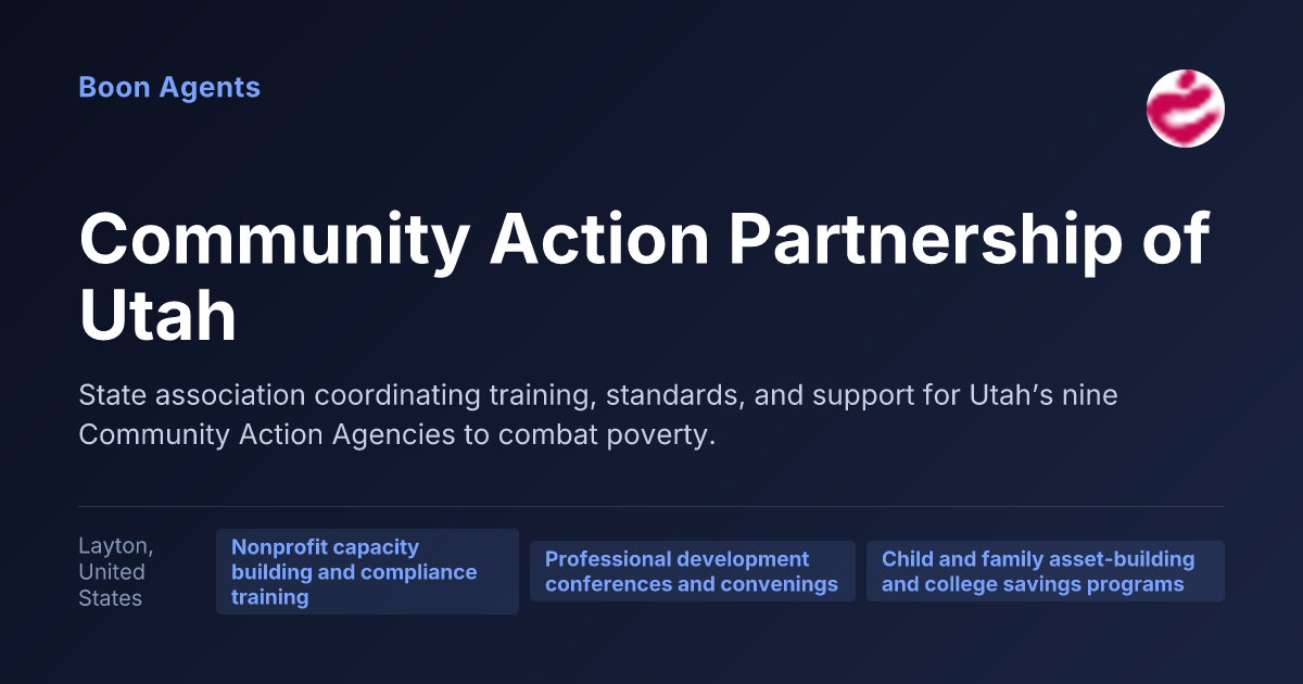 Community Action Partnership of Utah — company overview