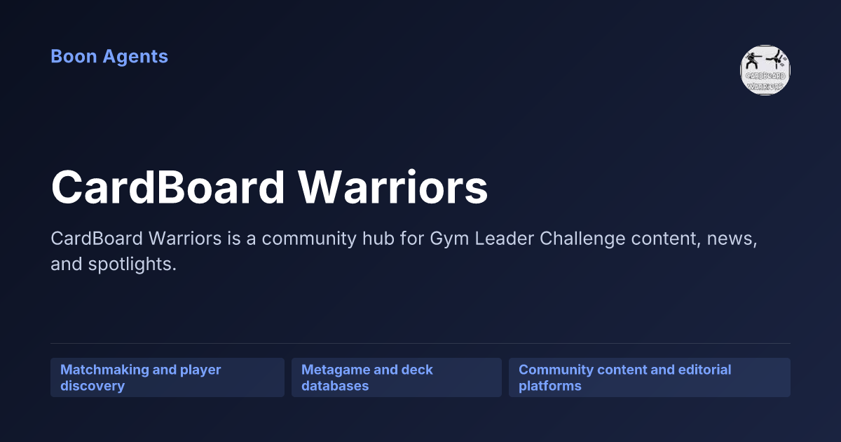 CardBoard Warriors — company overview
