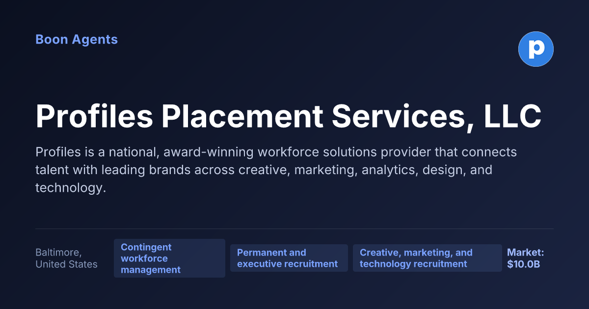 Profiles Placement Services, LLC — company overview