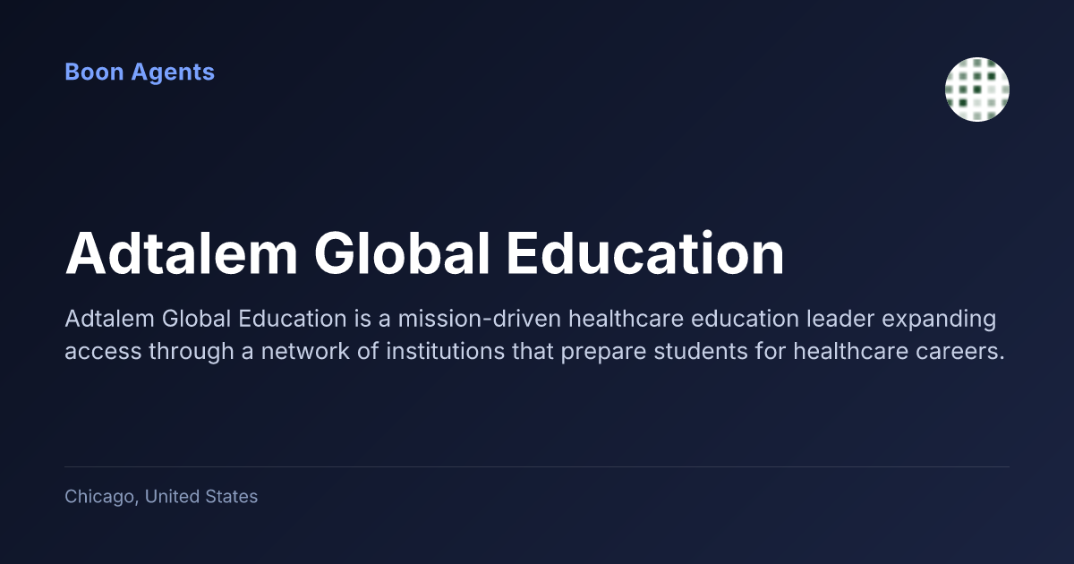 Adtalem Global Education — company overview