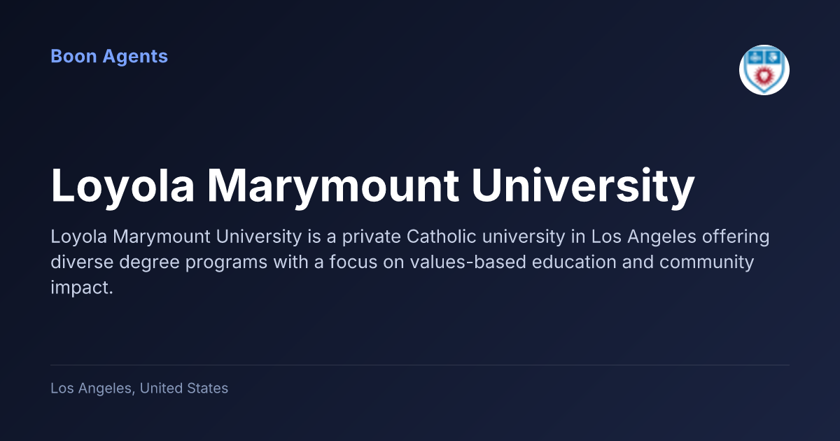 Loyola Marymount University — company overview