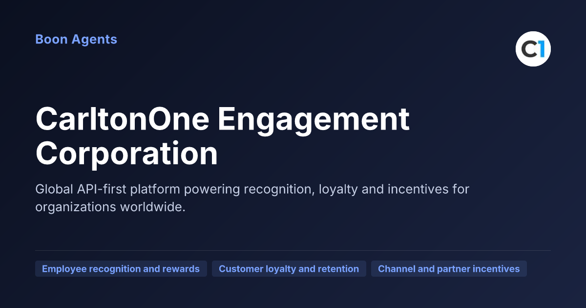 CarltonOne Engagement Corporation — company overview