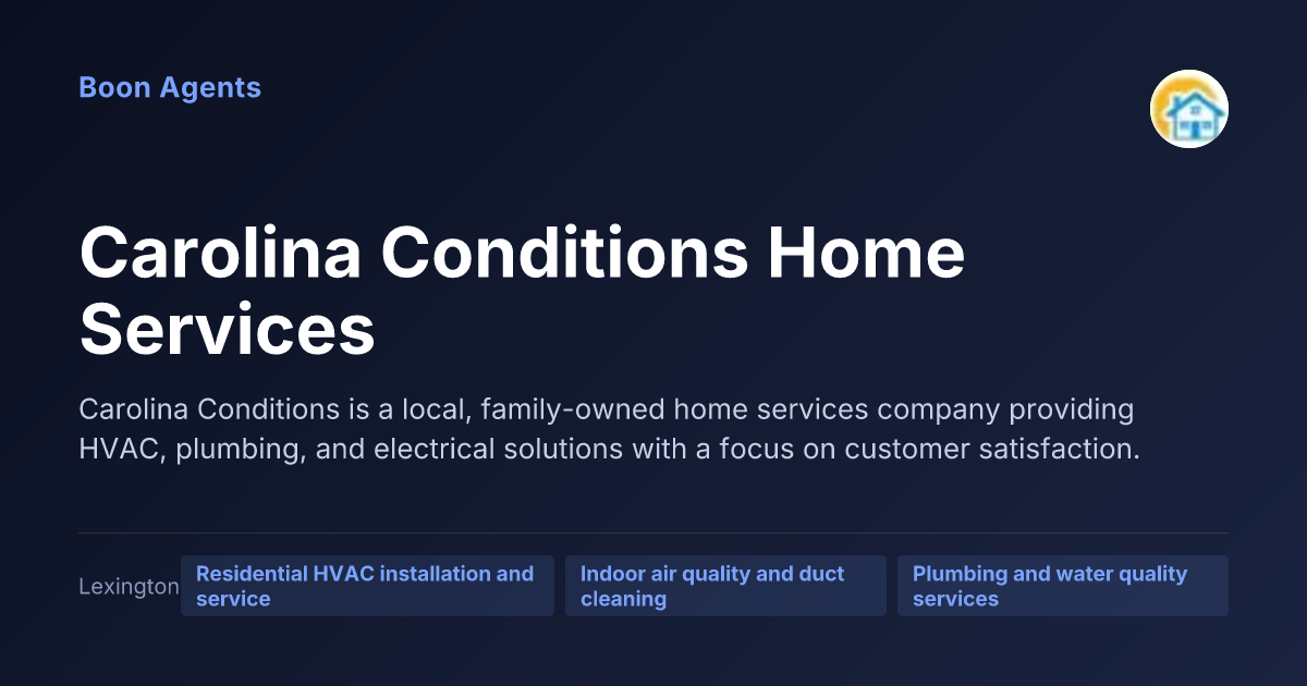 Carolina Conditions Home Services — company overview