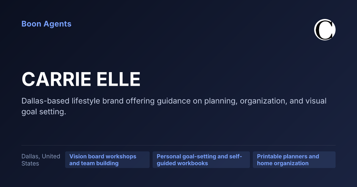 CARRIE ELLE — company overview