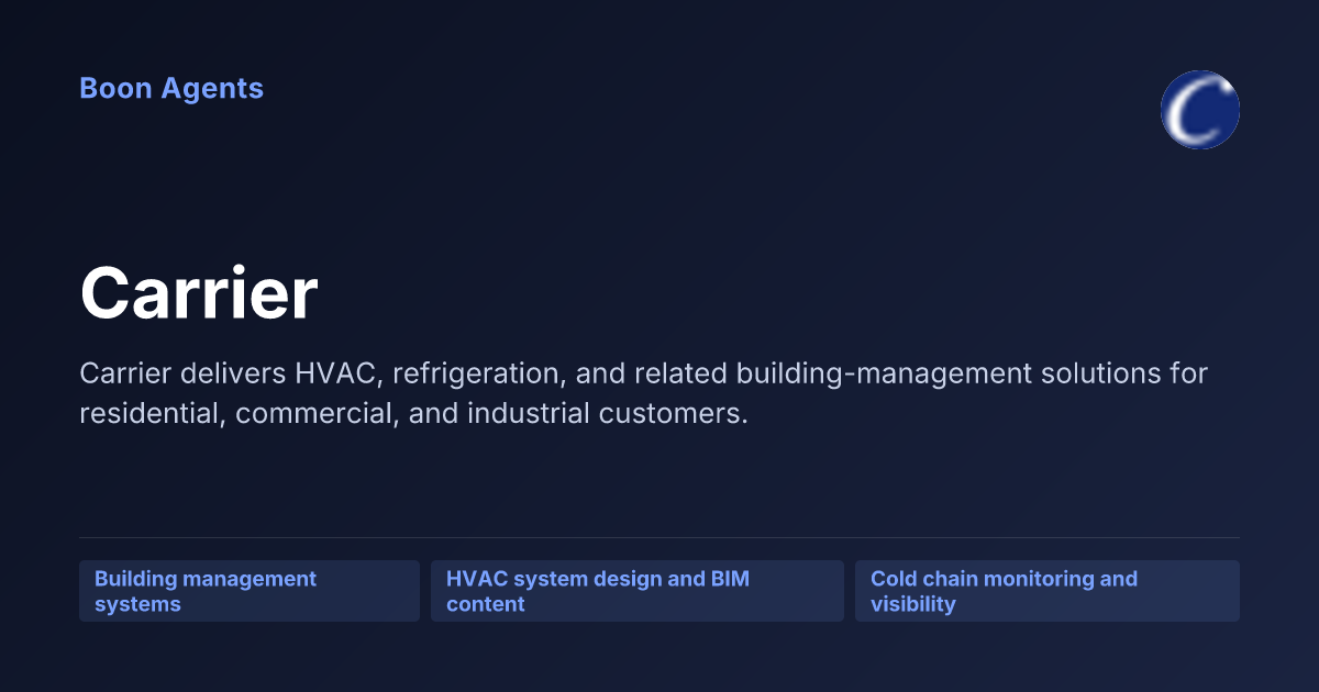 Carrier — company overview