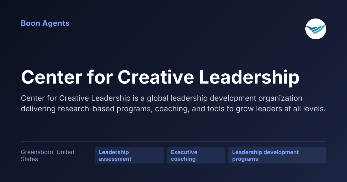 Center for Creative Leadership — company overview