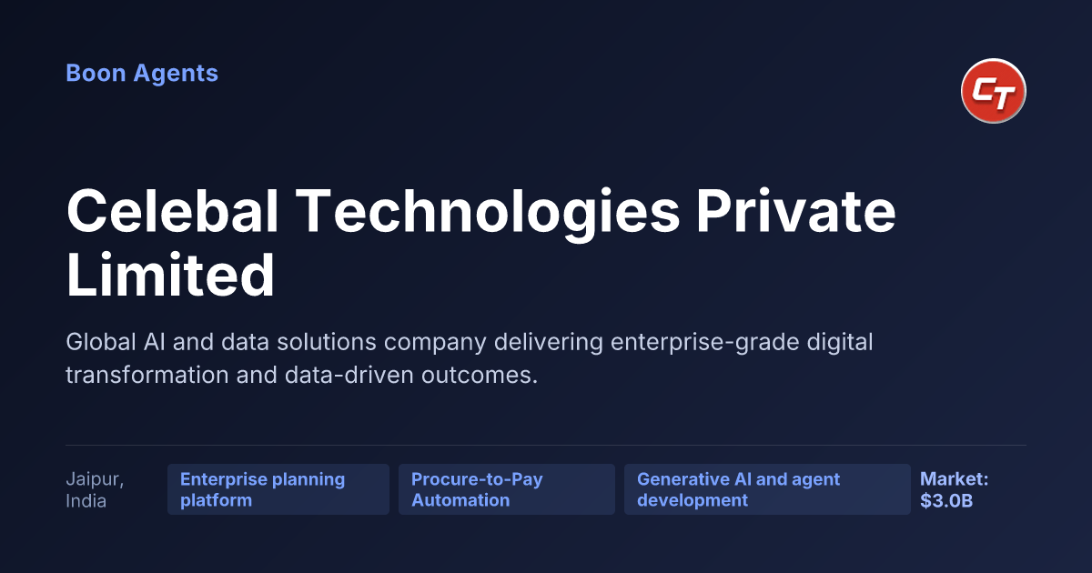 Celebal Technologies Private Limited — company overview