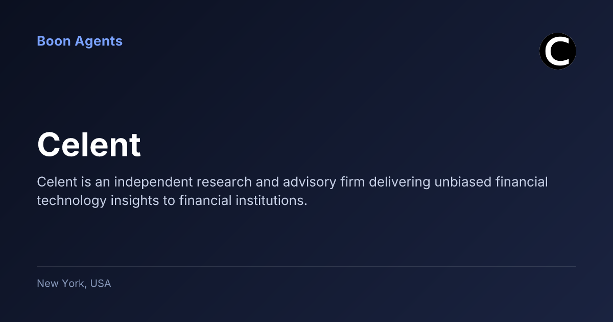 Celent — company overview